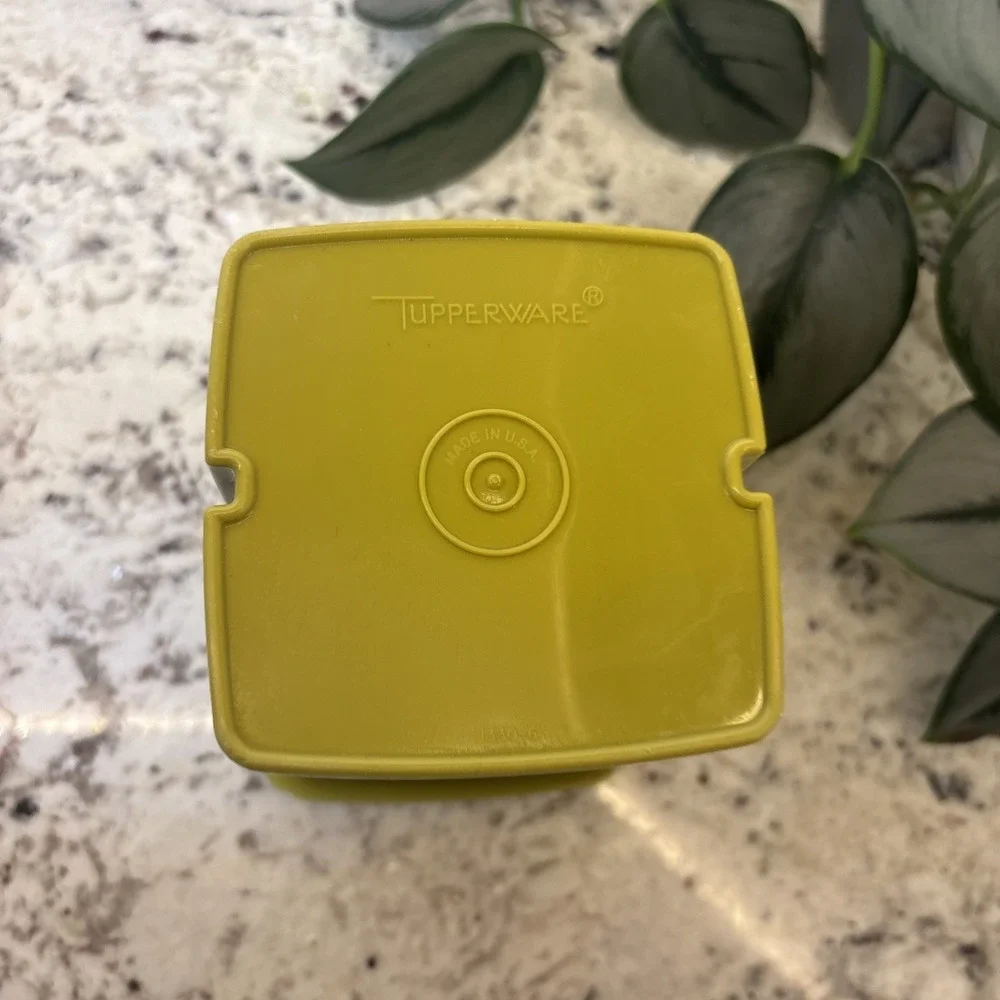 VTG Tupperware Olive Pickle Keeper‎ Pick-a-Deli Avocado Green 3 Piece USA 1330-6